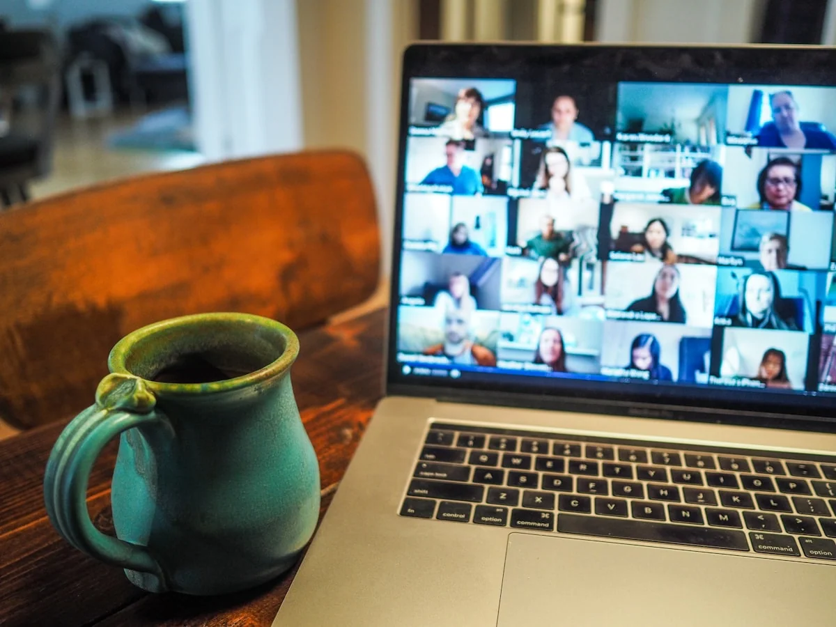 Remote team video call